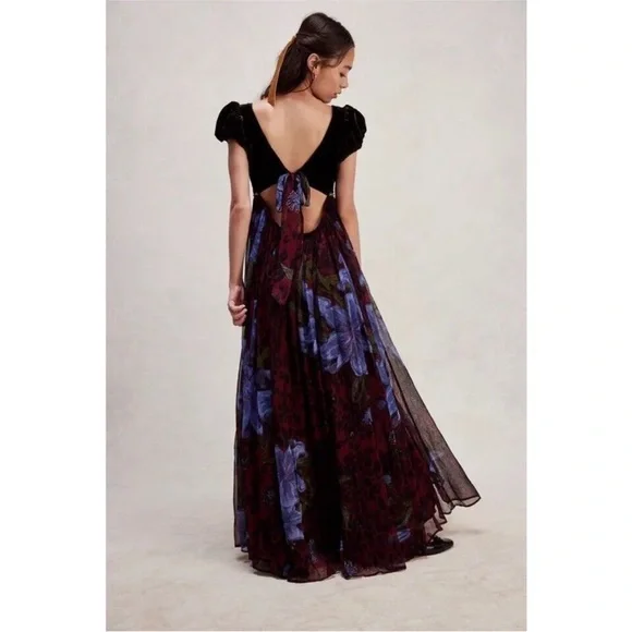 chinese dress ladies Petal and Pup Women's Colette Maxi Dress - Garden Floral